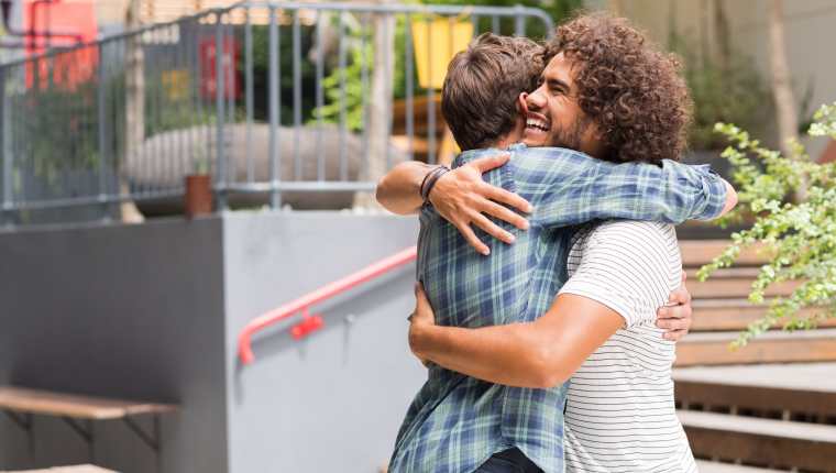 A person and person hugging

Description automatically generated with low confidence