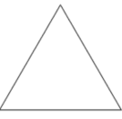 A triangle with a white background

Description automatically generated